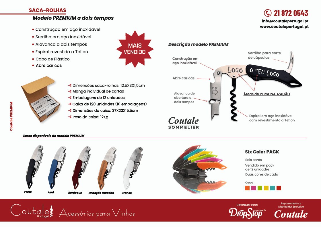 Saca-rolhas Coutale PREMIUM