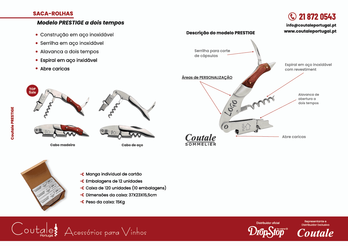 Saca-rolhas Coutale PRESTIGE